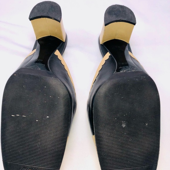 Chanel size 40.5 vintage Black and Tan Mules - Picture 13 of 13